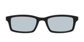 The Black With Slate Blue Lens