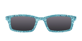 The Polarized Aquamarine Sparkle Sun Top