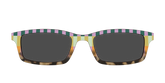 The Polarized Summer Stripes Tortoise Sun Top