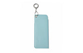 The Top Frame Keychain Case Iris Blue