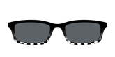 The Polarized Checkerboard Fade Sun Top