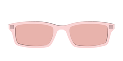 The Pink Crystal With Coral Pink Lens