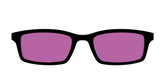 The Black with Violet Golf Lens