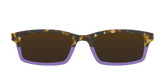 The Polarized Lavender Tortoise Split Sun Top