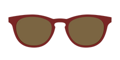 The Polarized Burgundy Sun Top
