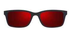 The Polarized Red Reflective Sun Top