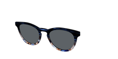The Polarized Blue Horn Tortoise Sun Top