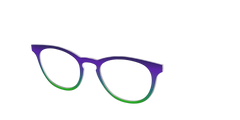The Ultra Violet to Bright Green Gradient
