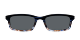 The Polarized Blue Horn Tortoise Sun Top