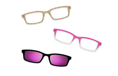 Pink Glitter Clear - Set