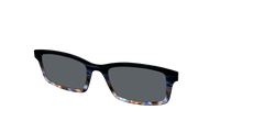 The Polarized Blue Horn Tortoise Sun Top