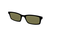 The Black with Green Racquet Sport Lens