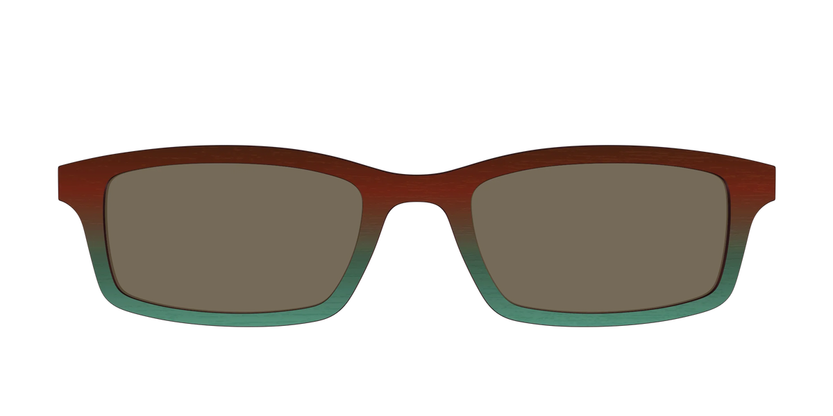 The Polarized Mahogany to Juniper Woodgrain Sun Top