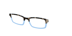 The Denim Tortoise Crystal Split