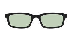 The Black With Sage Green Lens