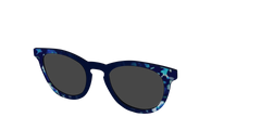 The Polarized Indigo Tortoise Sun Top