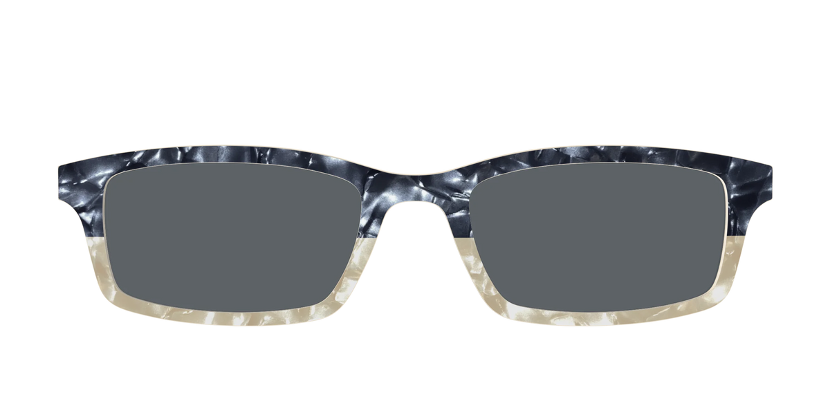 The Polarized Navy to Taupe Pearl Split Sun Top