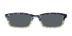 The Polarized Navy to Taupe Pearl Split Sun Top