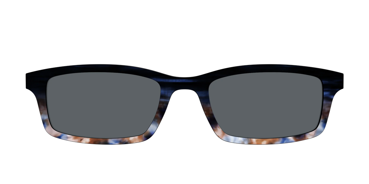 The Polarized Blue Horn Tortoise Sun Top